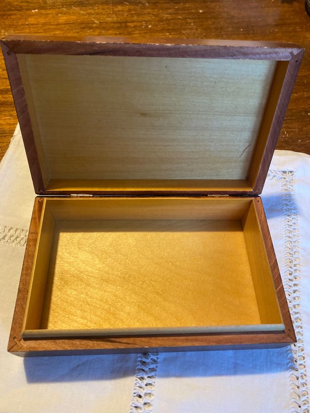 Scatola di legno 19x12