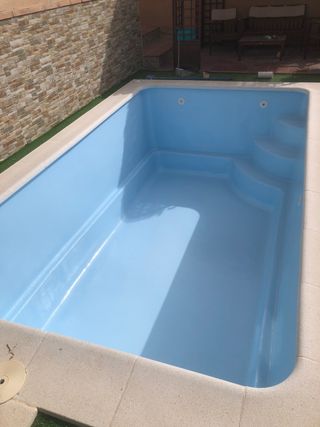 Oferta!! Piscina de poliéster de 4'5 x 2'5