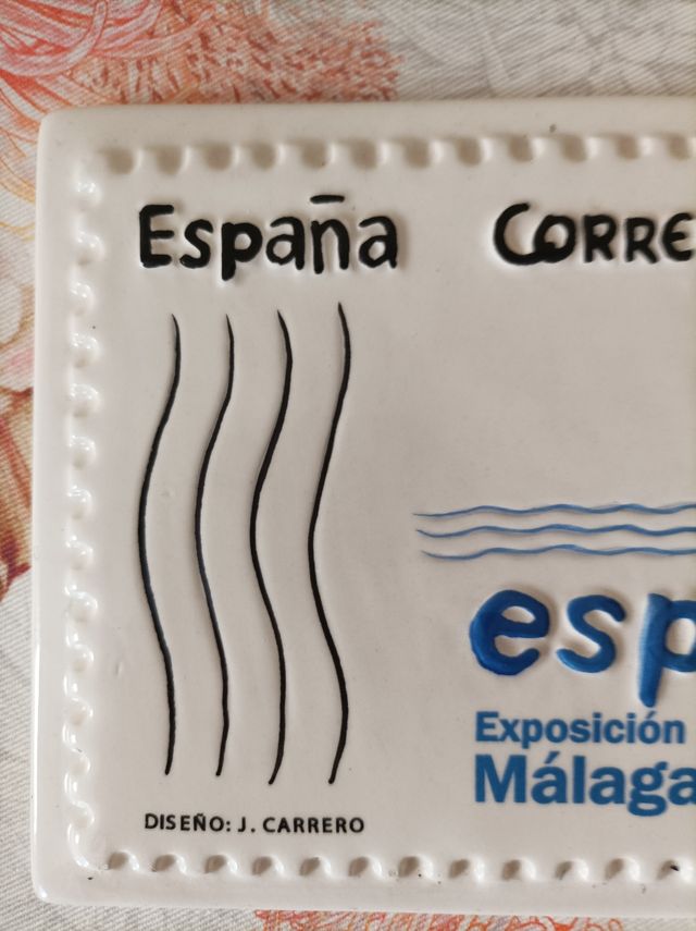 gran sello de porcelana cerámica correos 2006