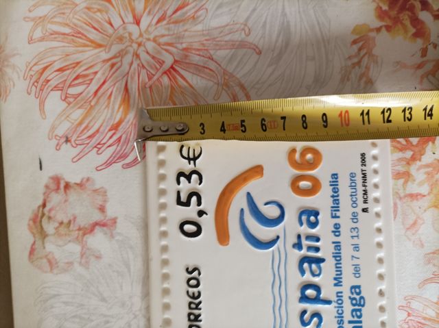 gran sello de porcelana cerámica correos 2006