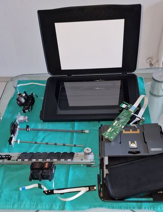 COMPONENTES DE IMPRESORA HP