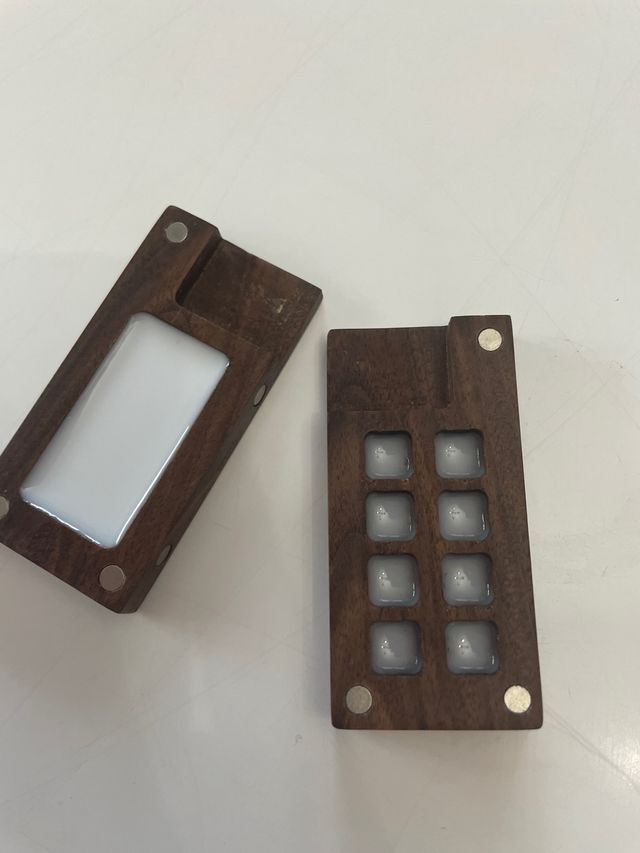Paleta mini madera acuarela