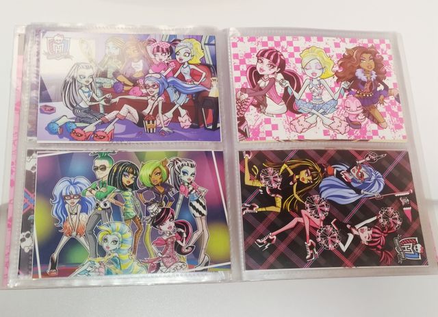 Álbum Postales COMPLETO de MONSTER HIGH (Panini)