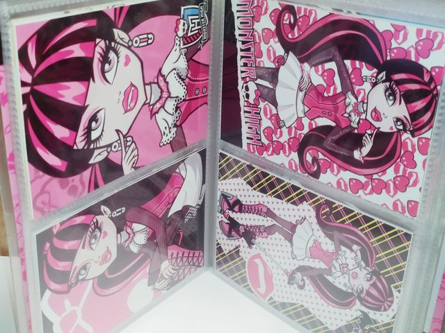 Álbum Postales COMPLETO de MONSTER HIGH (Panini)