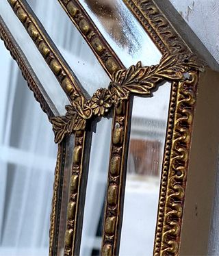 Vintage espejo estilo Veneciano octagonal