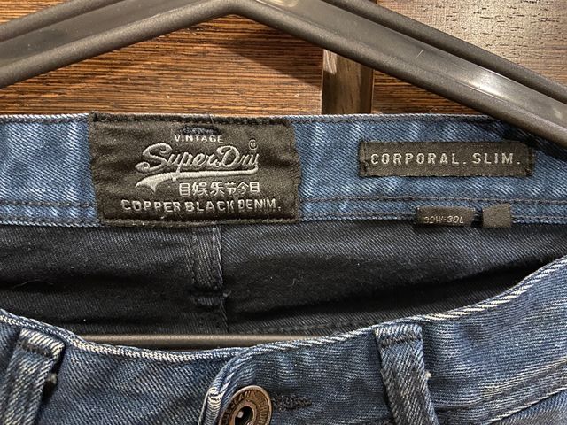 Vaqueros Superdry slim W32 L30