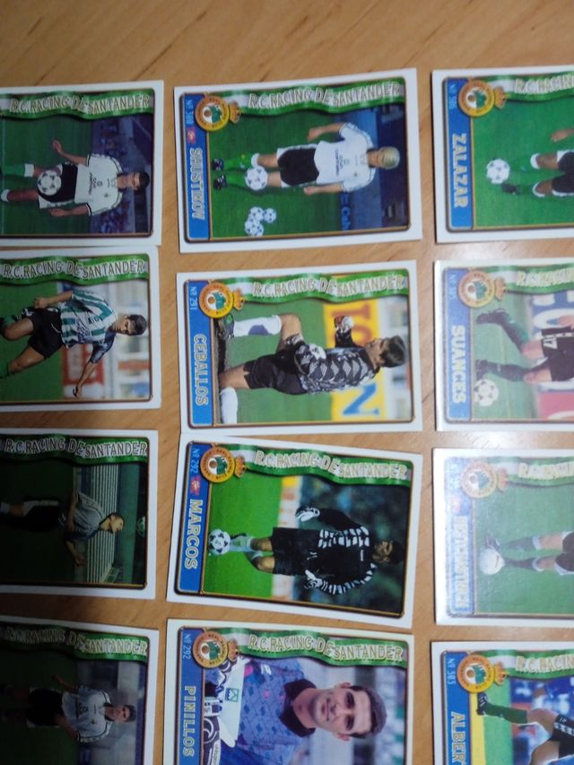 Cromos temporada 96 97 Racing de Santander