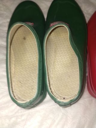 zapato zueco para la lluvia Hunter T37