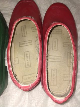 zapato zueco para la lluvia Hunter T37