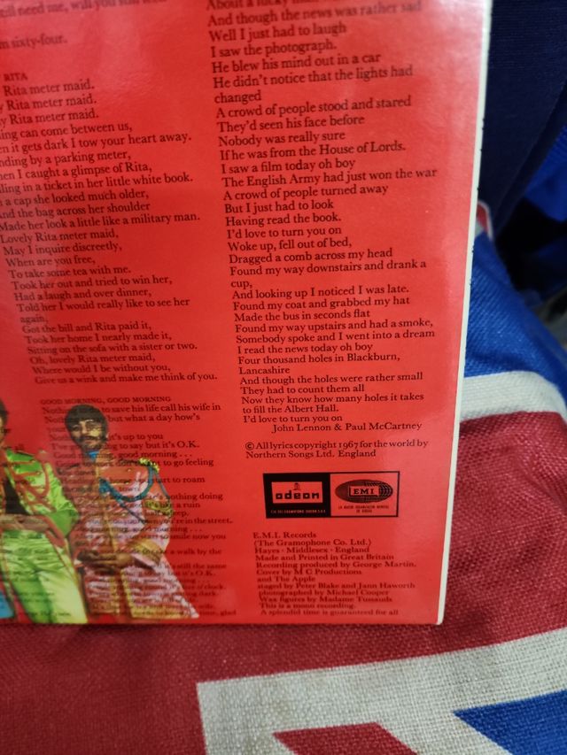 THE BEATLES SGT.PEPPERS EDICION SPAIN EX / EX