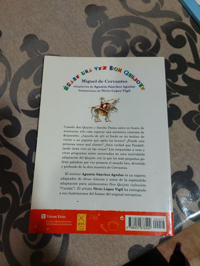 Libro Erase una vez Don Quijote