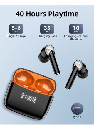 Auriculares Inalámbricos,Auriculares Bluetooth 5.3