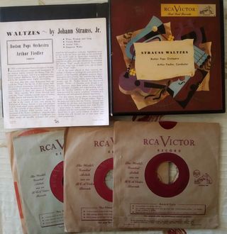 MÚSICA CLÁSICA - 22 discos EPs (45 rpm.)