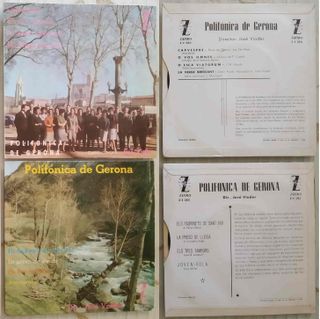 MÚSICA CLÁSICA - 22 discos EPs (45 rpm.)