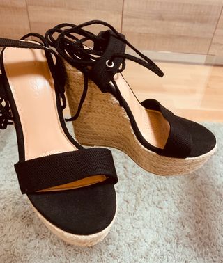 Sandalias plataforma señora