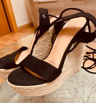 Sandalias plataforma señora