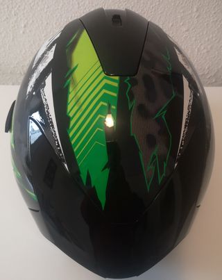 Casco Shark D-Skwal 2  verde amarillo