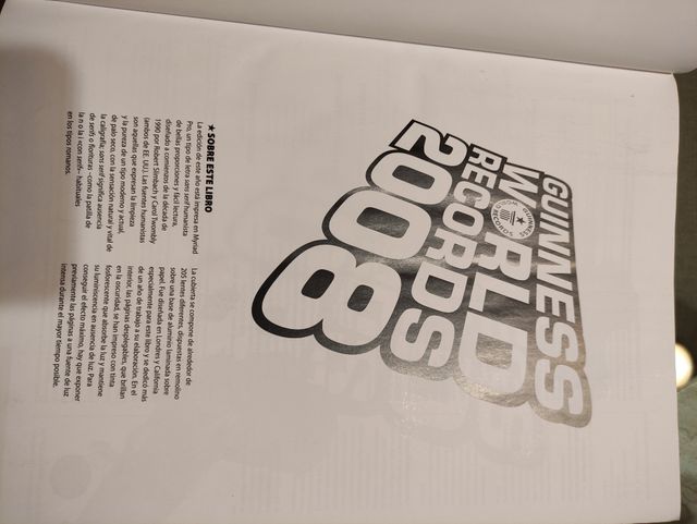 Libro Guinness Records 2008