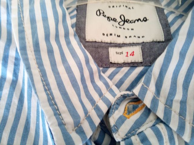 camicia pepe jeans taglia 14 anni