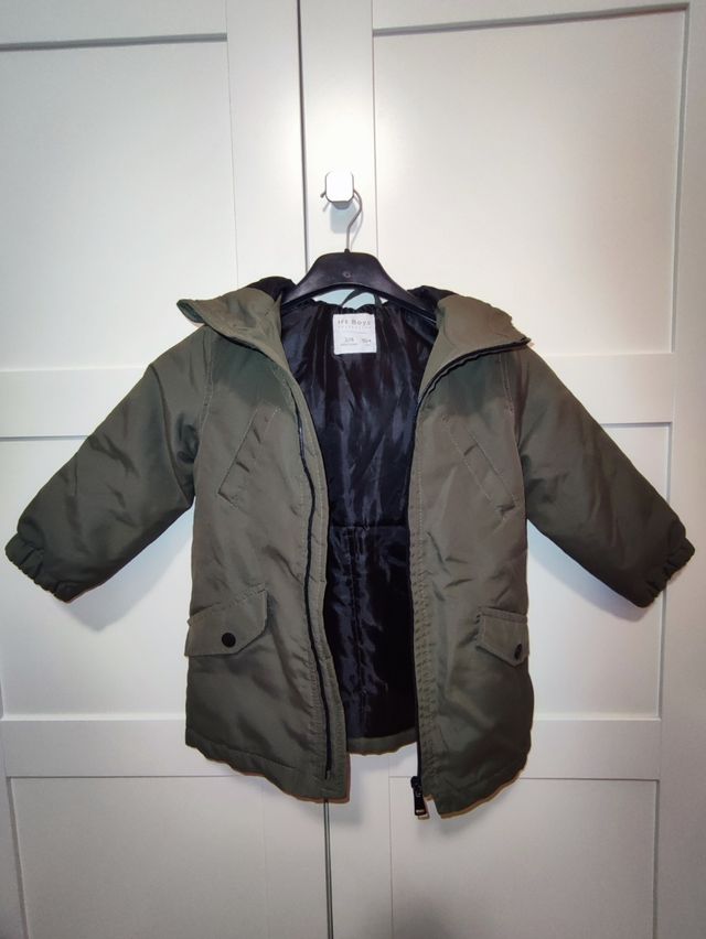 chaqueta parka niño