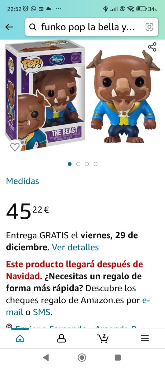 Funko pop de la bestia