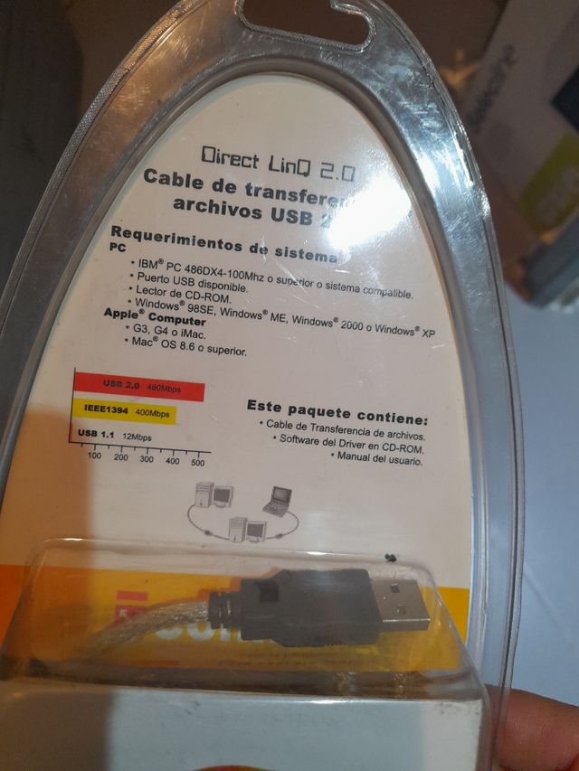 Cable de transferencia de archivos USB 2.0