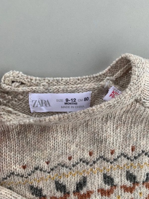 Jersey zara 9-12 meses