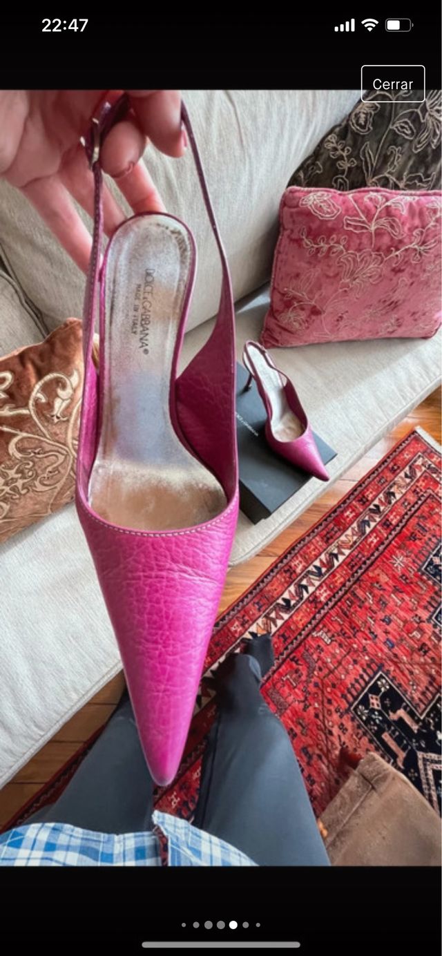 Zapatos fucsia de Dolce Gabana