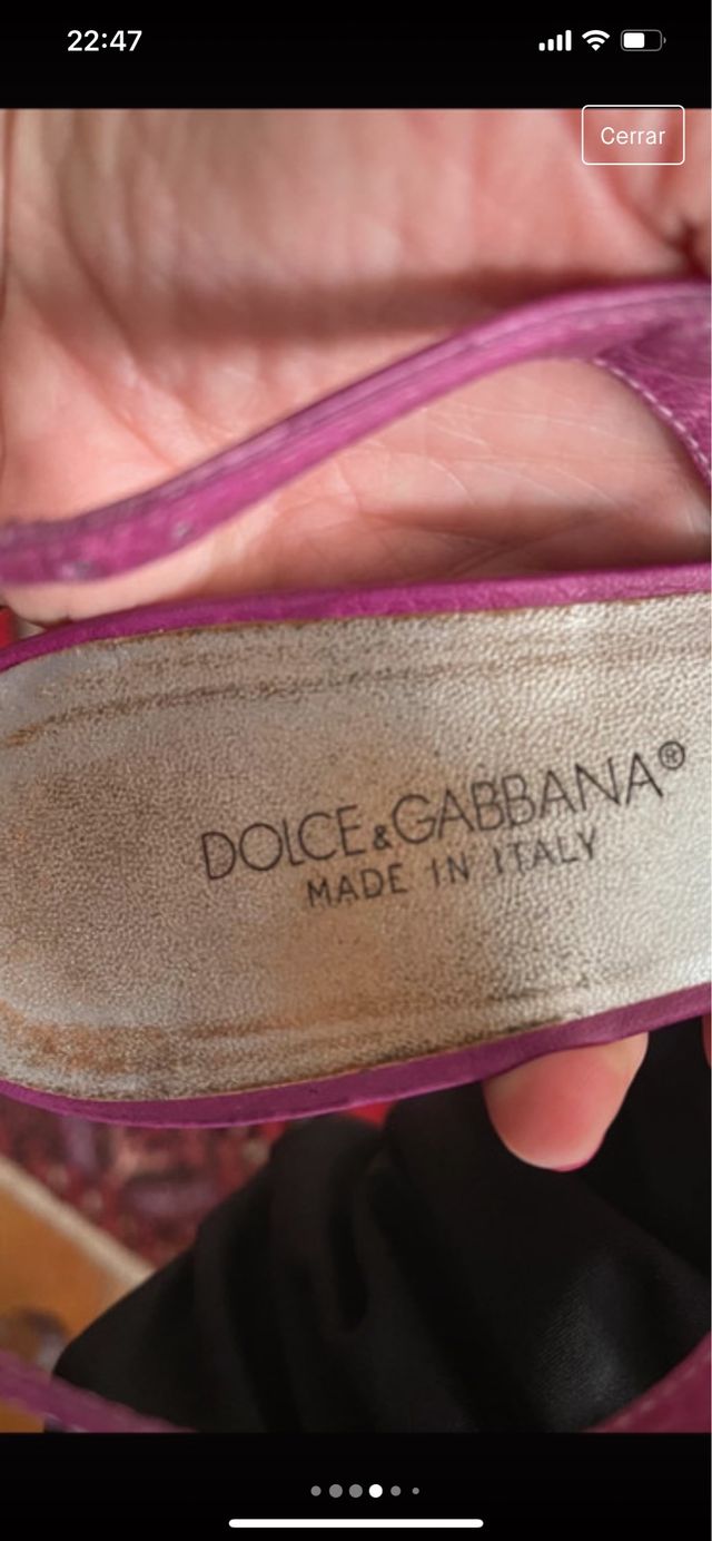 Zapatos fucsia de Dolce Gabana