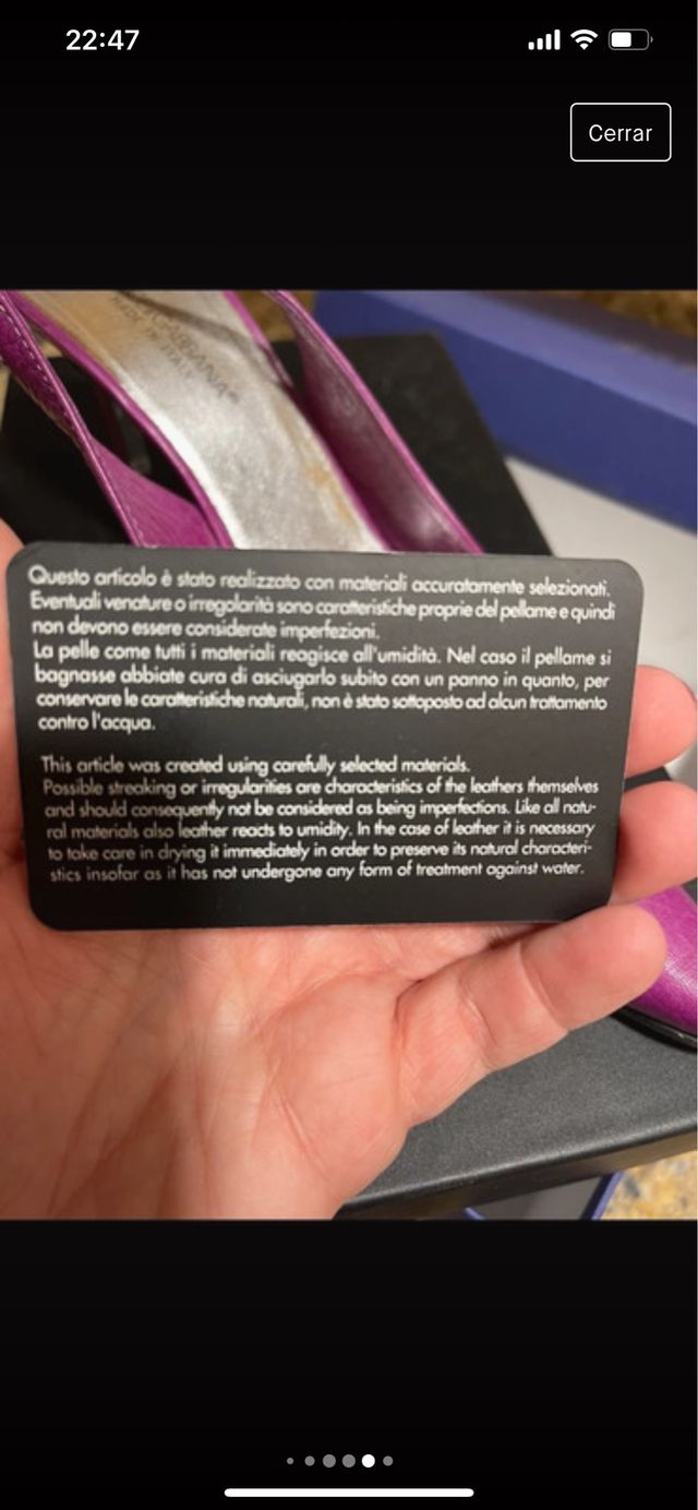 Zapatos fucsia de Dolce Gabana