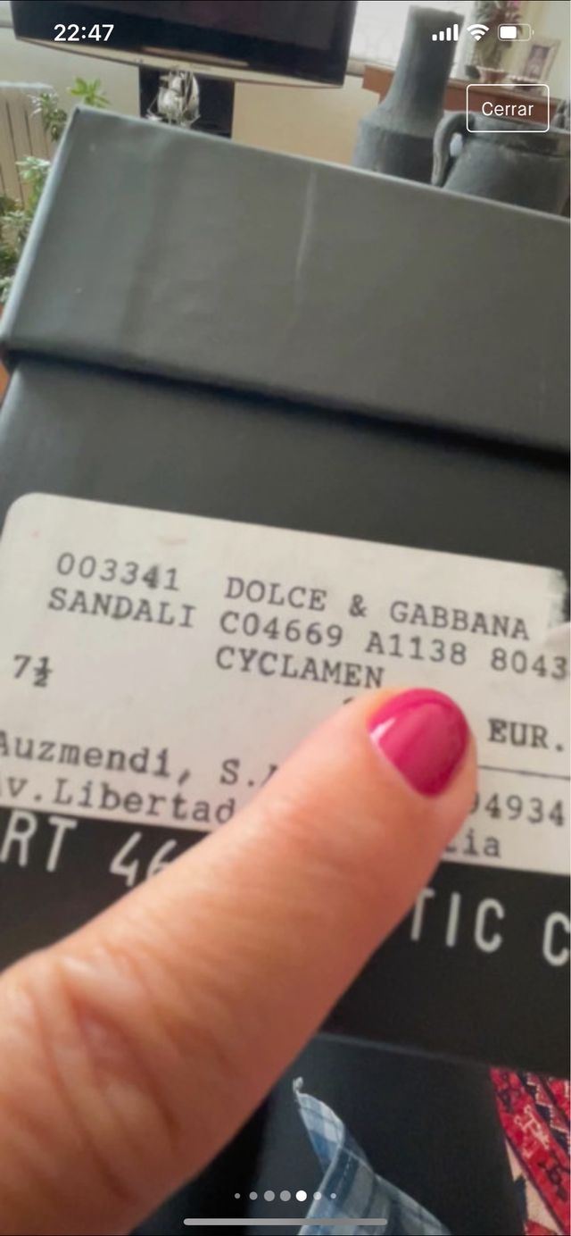 Zapatos fucsia de Dolce Gabana