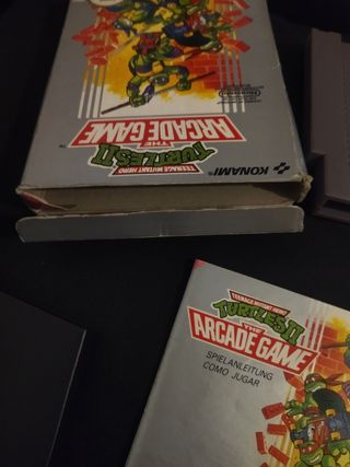 Turtles II Nintendo Nes Pal España