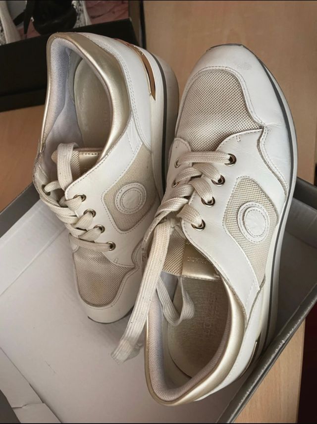 Lumberjacks MILA bianche/platino