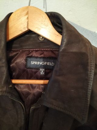cazadora Springfield ante/piel.talla M