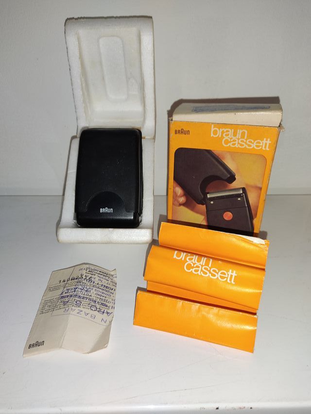Maquina de afeitar Braun Cassett 1970