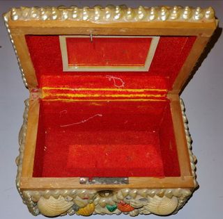 4 Cajas / Joyeros de madera (Vintage Retro)