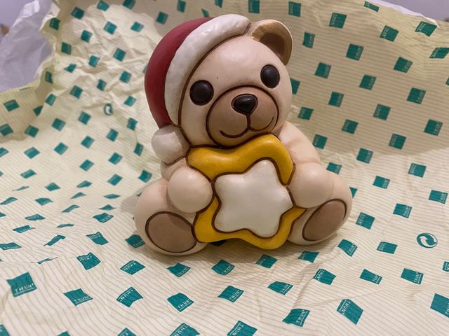 Teddy stella Natale