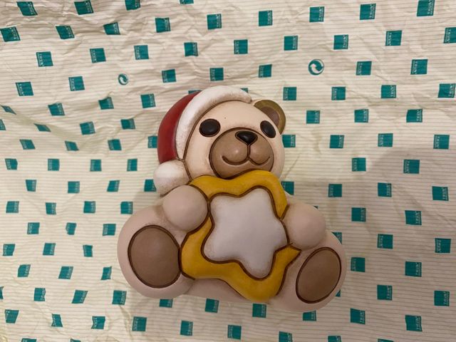 Teddy stella Natale