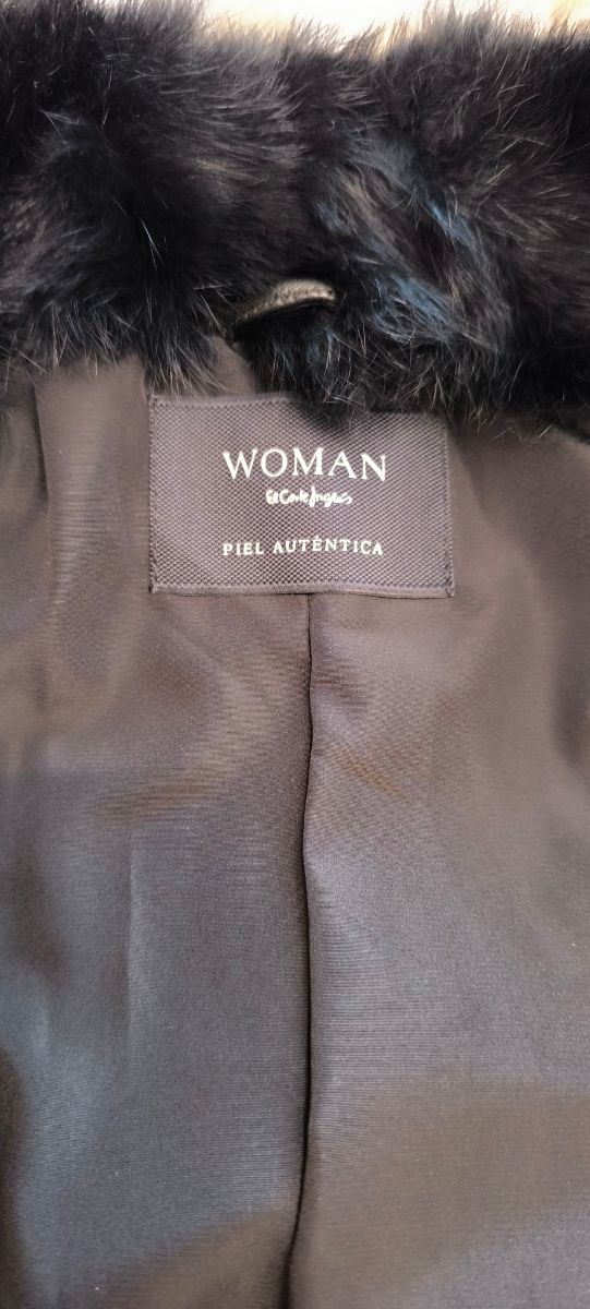 Chaquetón de piel, pelo natural