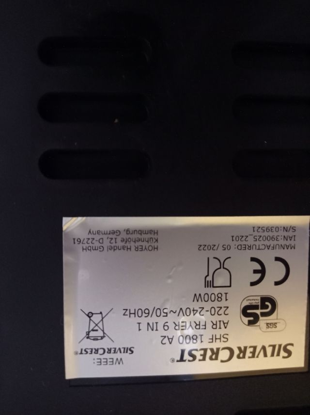 se vende freidora de aire