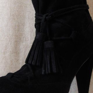 Botines tacón piel natural ZARA  39