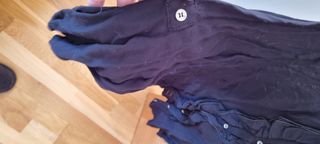 Blusa Negra volantes Talla S