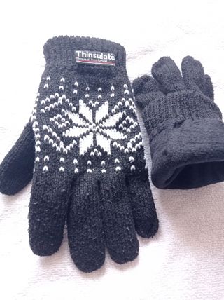 Guantes de Lana con membrana de Thinsulate