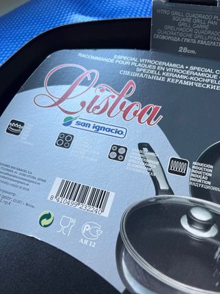 Plancha Lisboa especial vitrocerámica 