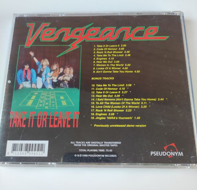 CD Vengeance