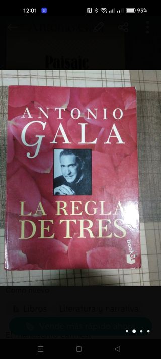 Lote Antonio Gala de 3 libros