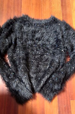 Jersey pelo talla S. Zara
