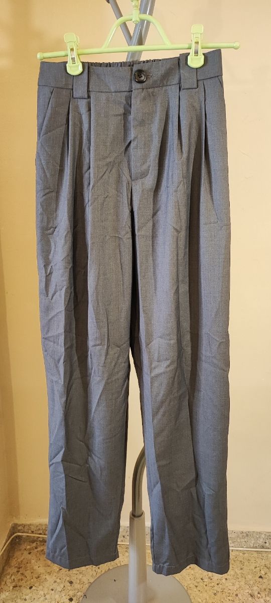 Pantalones formales anchos, talla 36