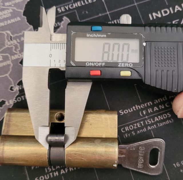 Cilindro, cilindro 30x30mm per serrature MCM