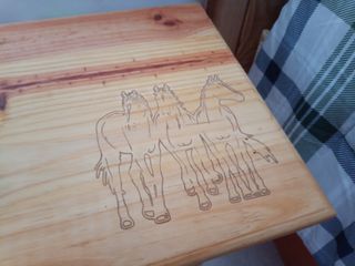 Mesa de noche personalizada 